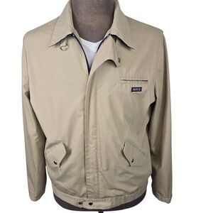 Vintage 70’s- Early 80’s Nike Orange Label Hong Kong Zip  Harrington Jacket L